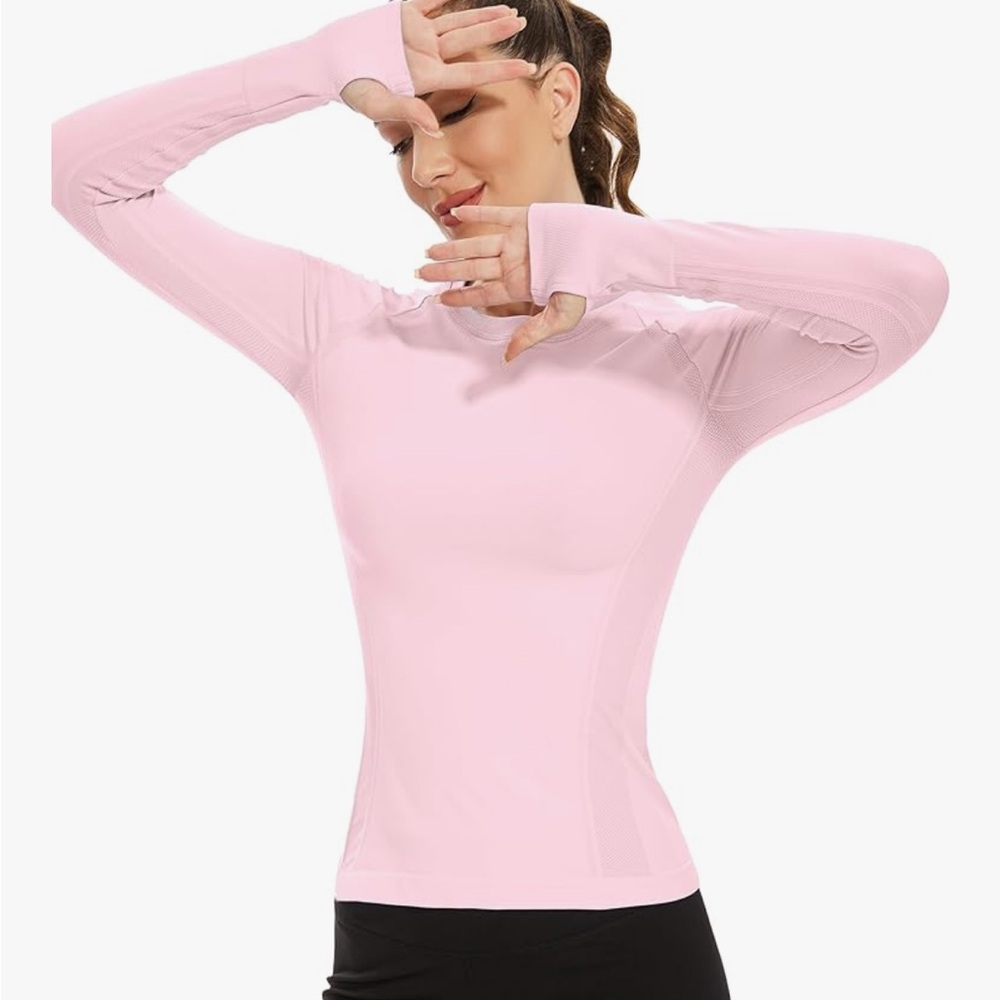 🌸 90 Degree by Reflex Seamless Zaza Long Sleeve Workout